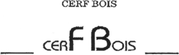 CERF BOIS CERF BOIS trademark
