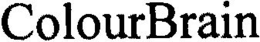 COLOURBRAIN trademark