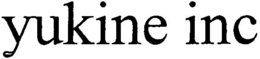 YUKINE INC trademark