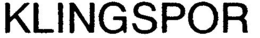 KLINGSPOR trademark
