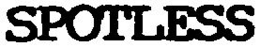 SPOTLESS trademark