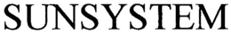 SUNSYSTEM trademark