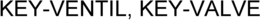 KEY-VENTIL, KEY-VALVE trademark