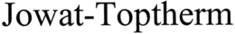 JOWAT-TOPTHERM trademark