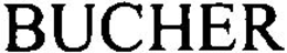 BUCHER trademark