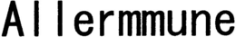 ALLERMMUNE trademark