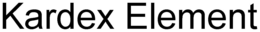 KARDEX ELEMENT trademark