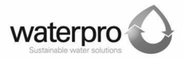 WATERPRO SUSTAINABLE WATER SOLUTIONS trademark