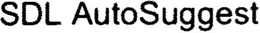 SDL AUTOSUGGEST trademark