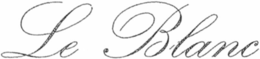 LE BLANC trademark