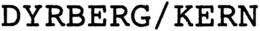 DYRBERG/KERN trademark