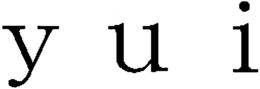 Y U I trademark