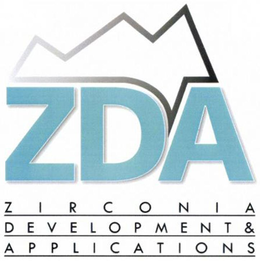 ZDA ZIRCONIA DEVELOPMENT & APPLICATIONS trademark