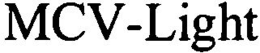 MCV-LIGHT trademark