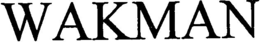 WAKMAN trademark