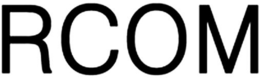 RCOM trademark