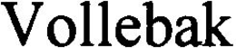 VOLLEBAK trademark