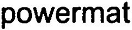 POWERMAT trademark