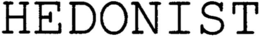HEDONIST trademark