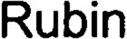 RUBIN trademark