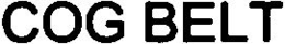 COG BELT trademark