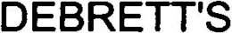 DEBRETT'S trademark