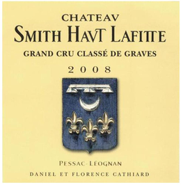 CHATEAU SMITH HAUT LAFITTE GRAND CRU CLASSE DE GRAVES 2008 PRESSAC LEOGNAN DANIEL ET FLORENCE CATHIARD trademark