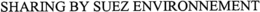 SHARING BY SUEZ ENVIRONNEMENT trademark