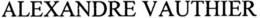 ALEXANDRE VAUTHIER trademark