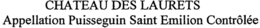 CHATEAU DES LAURETS APPELLATION PUISSEGUIN SAINT EMILION CONTRÔLÉE trademark