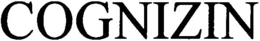 COGNIZIN trademark