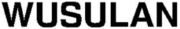 WUSULAN trademark