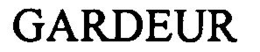 GARDEUR trademark