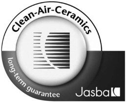 CLEAN-AIR-CERAMICS LONG-TERM GUARANTEE JASBA trademark