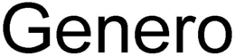 GENERO trademark