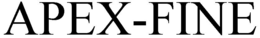 APEX-FINE trademark