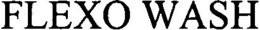 FLEXO WASH trademark