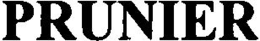 PRUNIER trademark