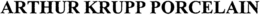 ARTHUR KRUPP PORCELAIN trademark