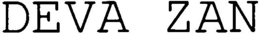 DEVA ZAN trademark