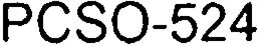PCSO-524 trademark