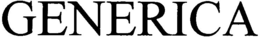 GENERICA trademark