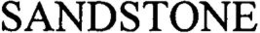 SANDSTONE trademark
