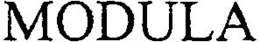 MODULA trademark