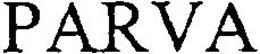 PARVA trademark