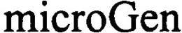 MICROGEN trademark
