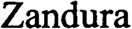 ZANDURA trademark