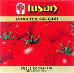 TUSAN DOMATES SALÇASI DUBLE KONSANTRE trademark