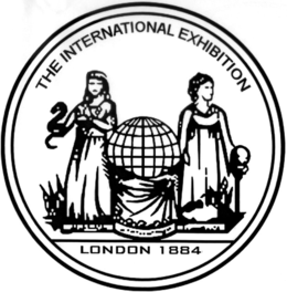 THE INTERNATIONAL EXHIBITION LONDON 1884 trademark