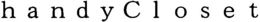 HANDYCLOSET trademark
